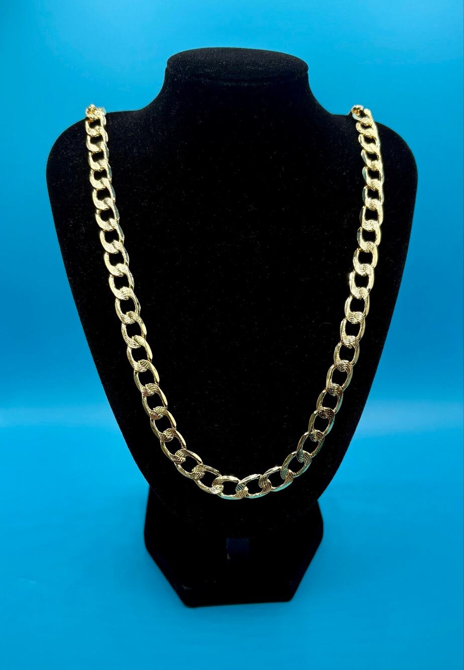 NEW 22" 9mm Gold Filled 14k Stamped Miami Cuban Chain